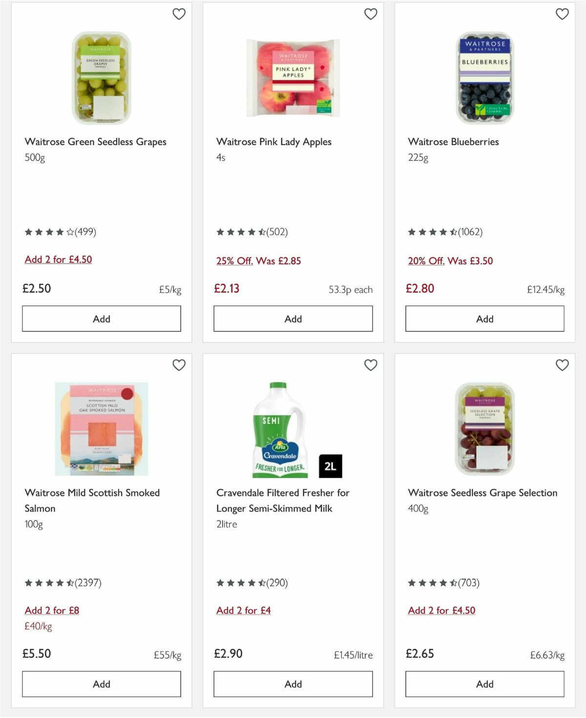 Waitrose Offers from 1 April