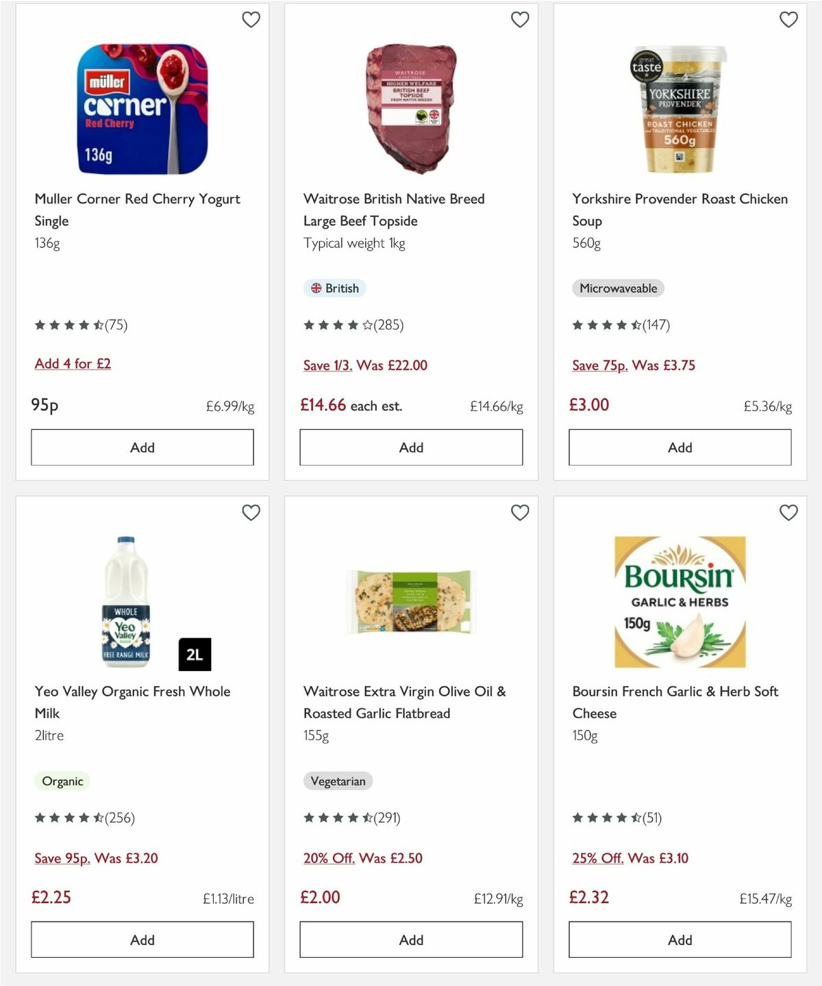 Waitrose Offers from 1 April