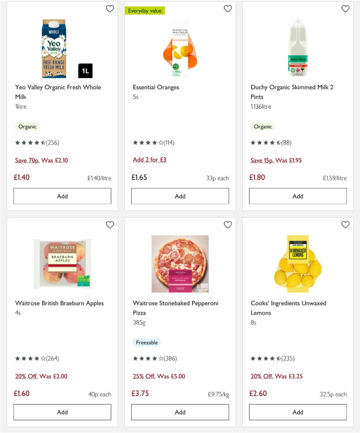 Waitrose Offers from 1 April