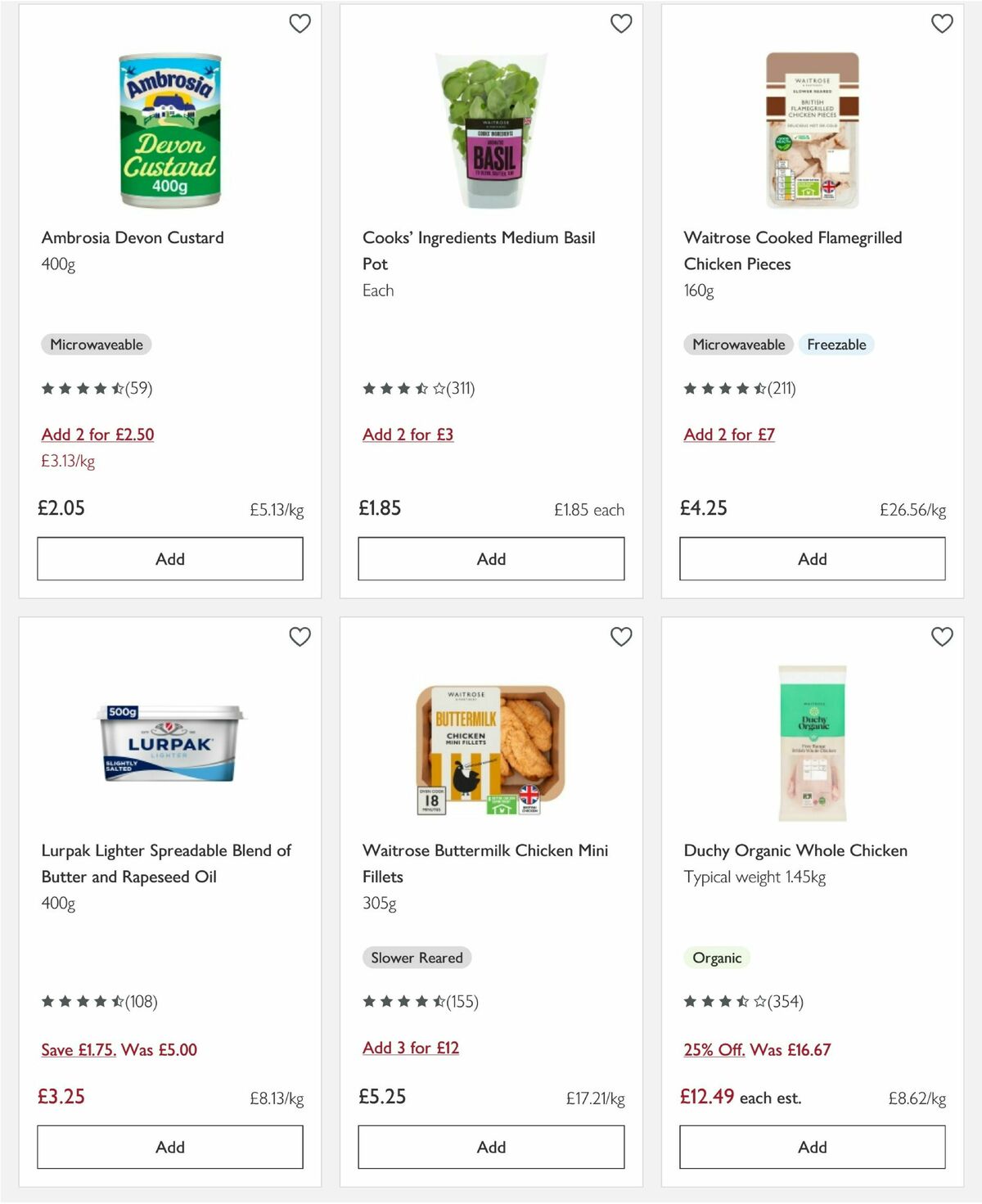 Waitrose Offers from 1 April
