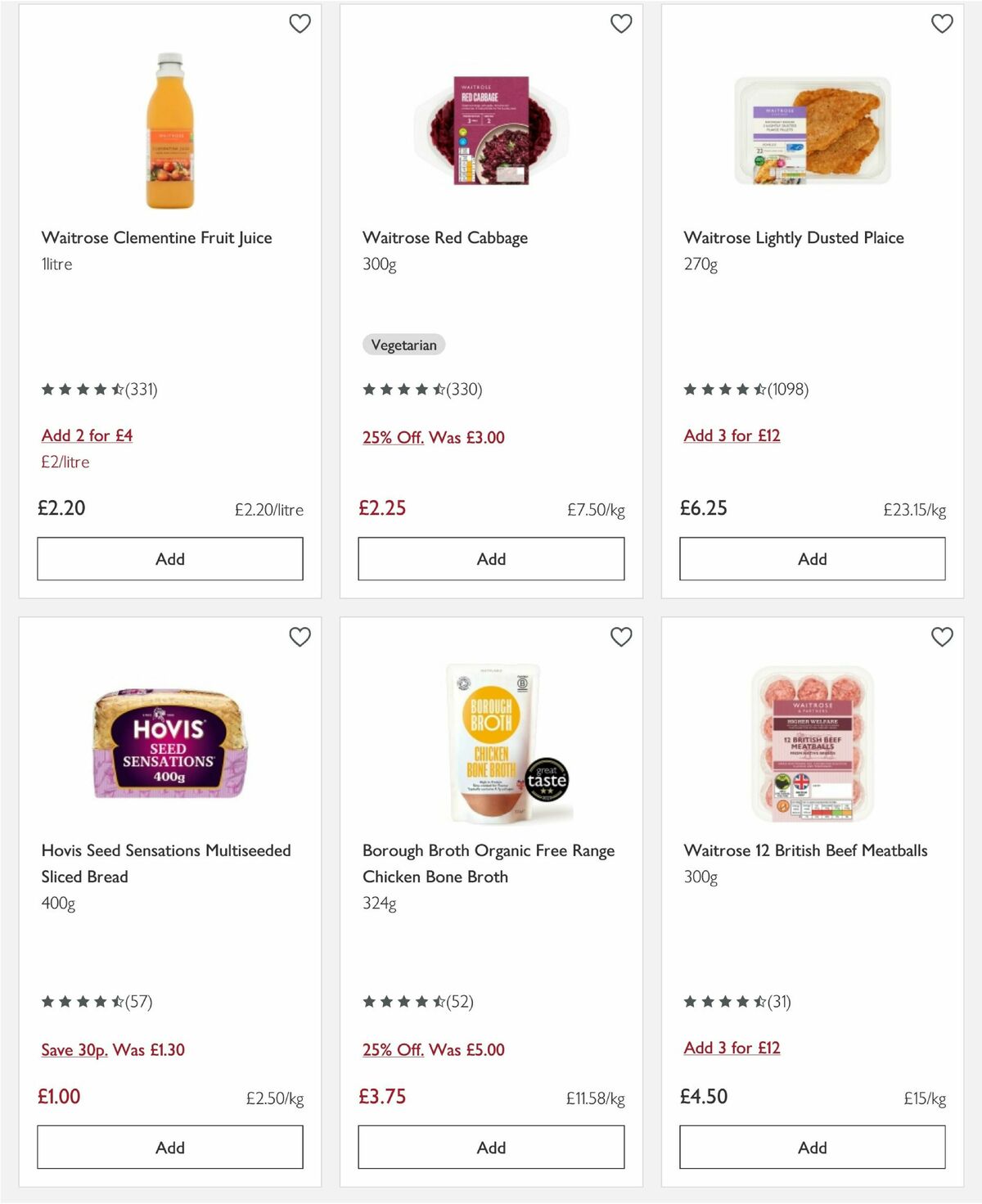 Waitrose Offers from 1 April