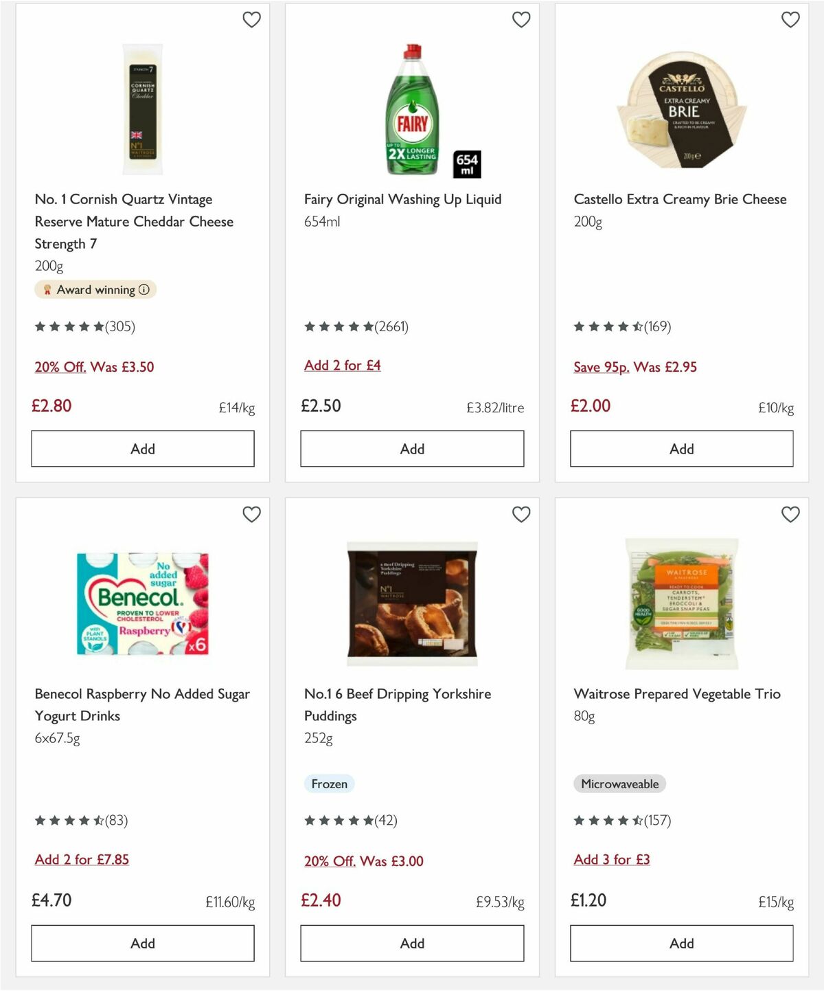 Waitrose Offers from 1 April