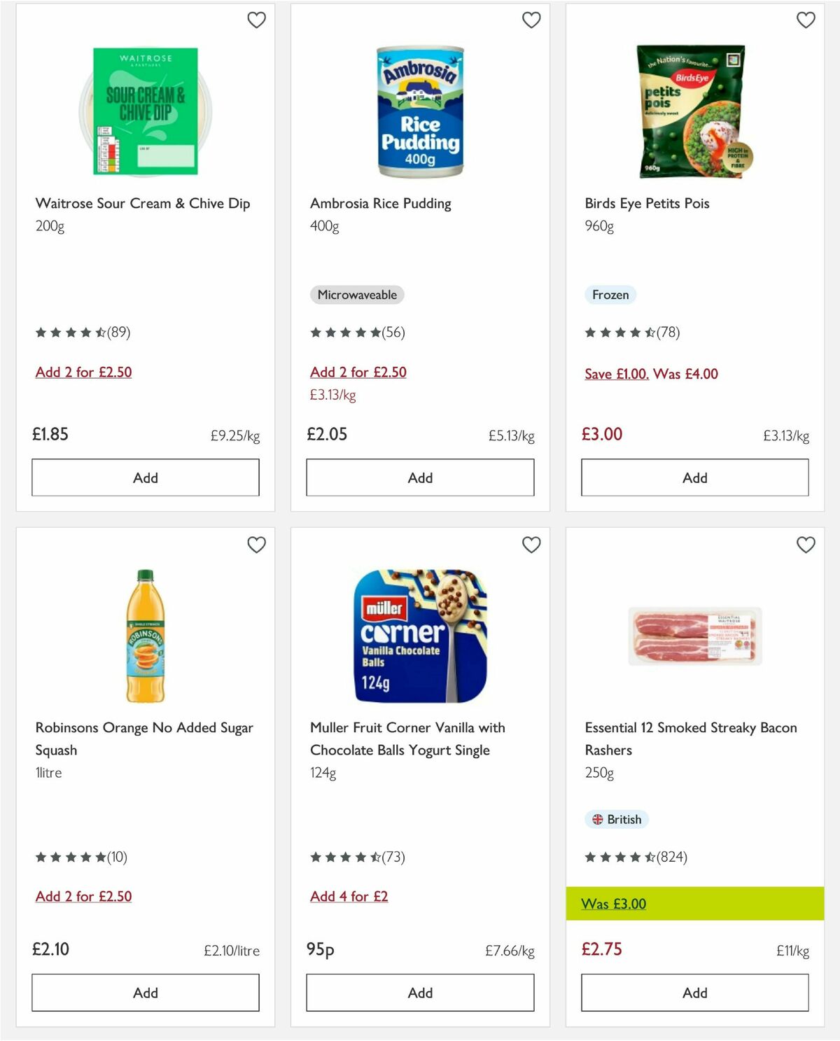 Waitrose Offers from 1 April