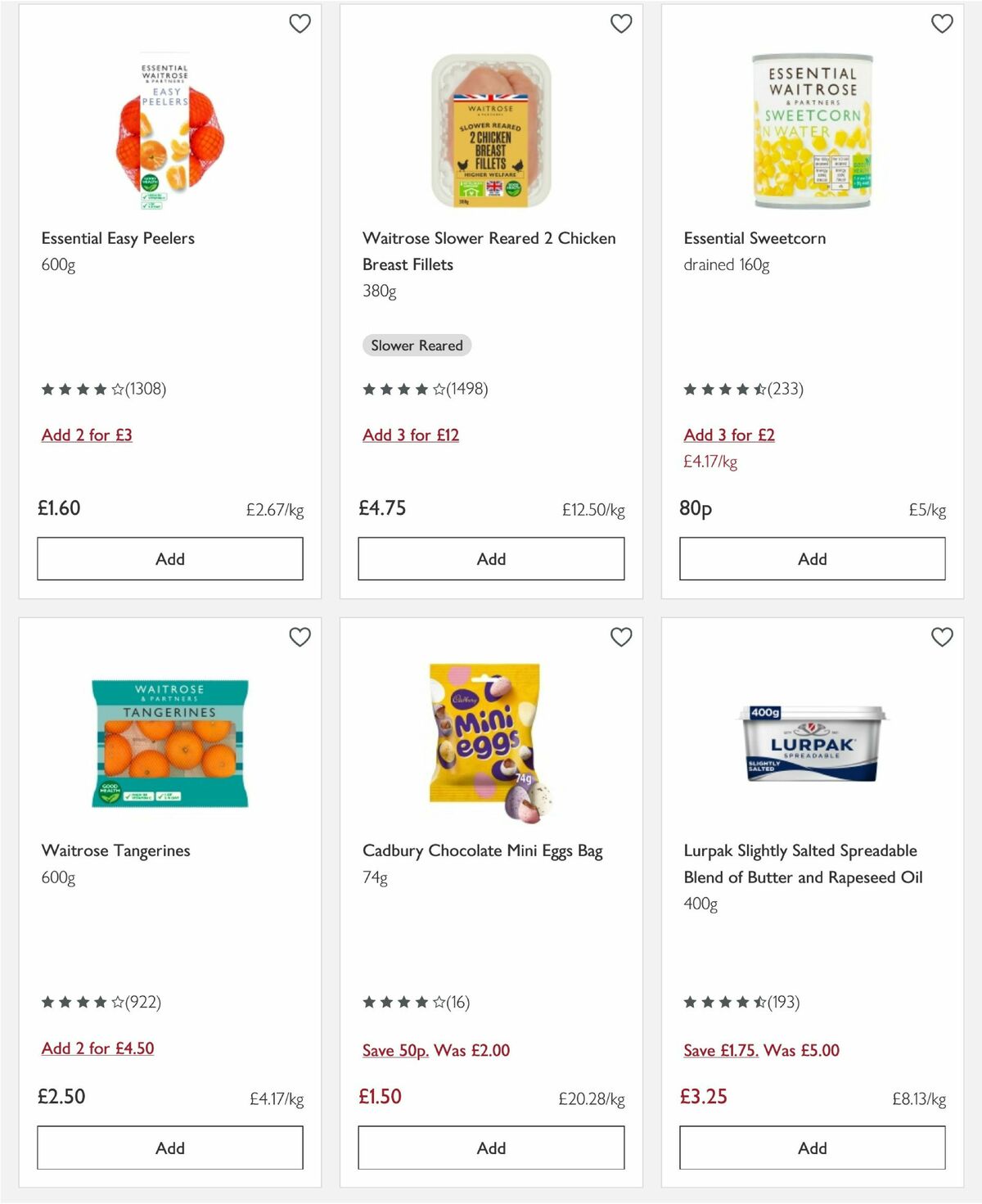 Waitrose Offers from 1 April