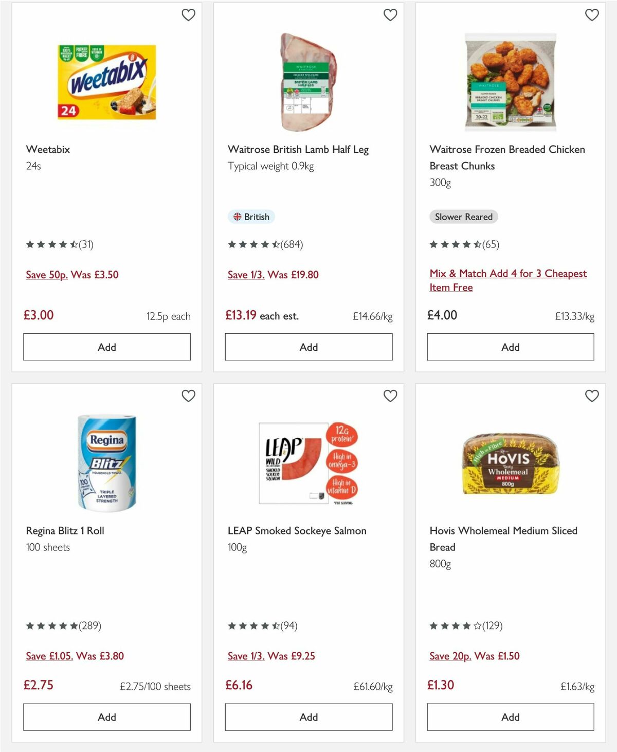 Waitrose Offers from 1 April