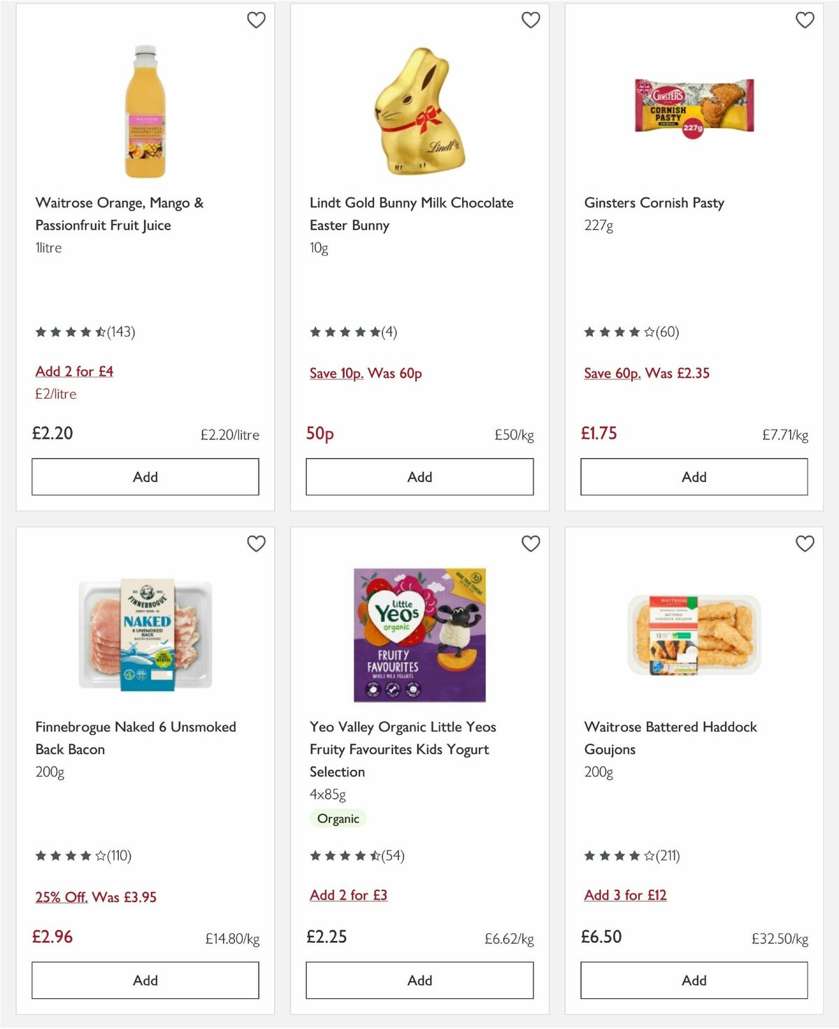 Waitrose Offers from 1 April