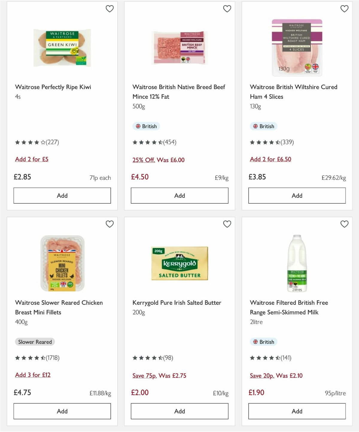 Waitrose Offers from 1 April