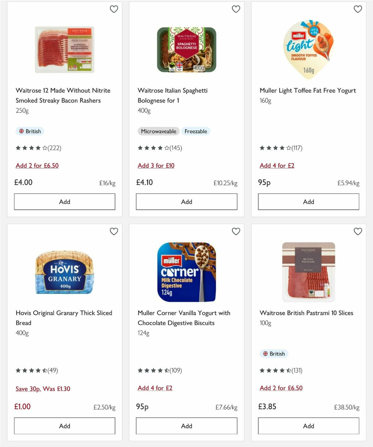 Waitrose Offers from 1 April