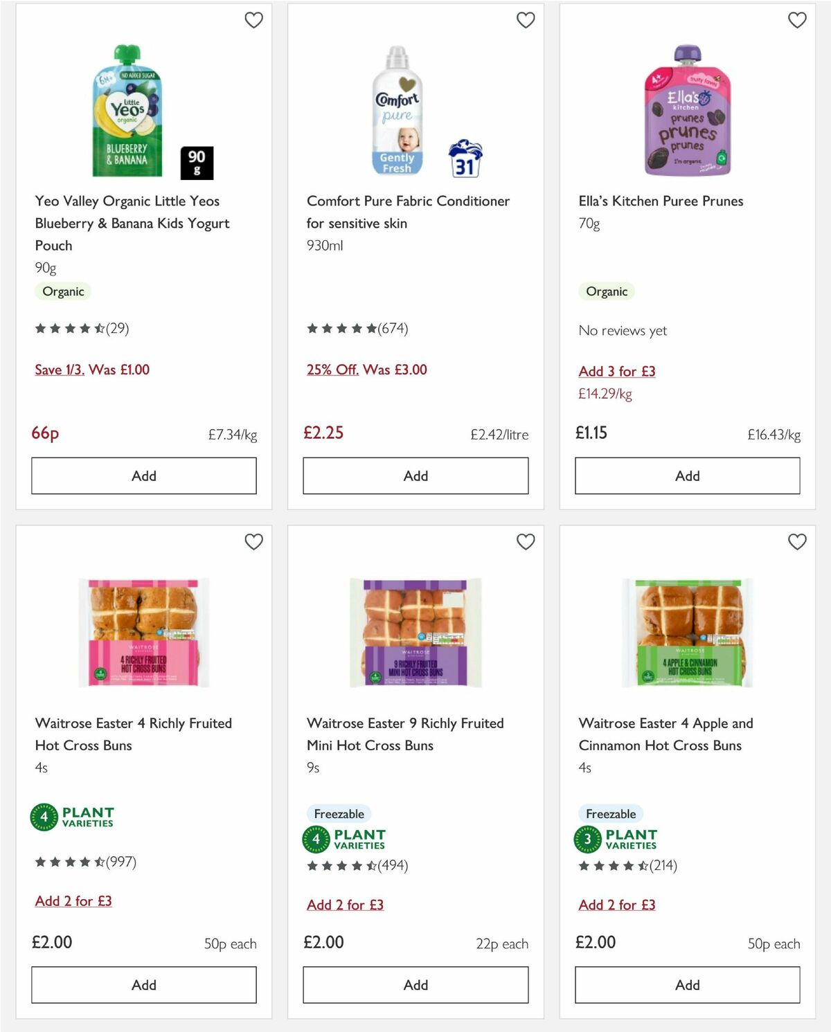 Waitrose Offers from 1 April