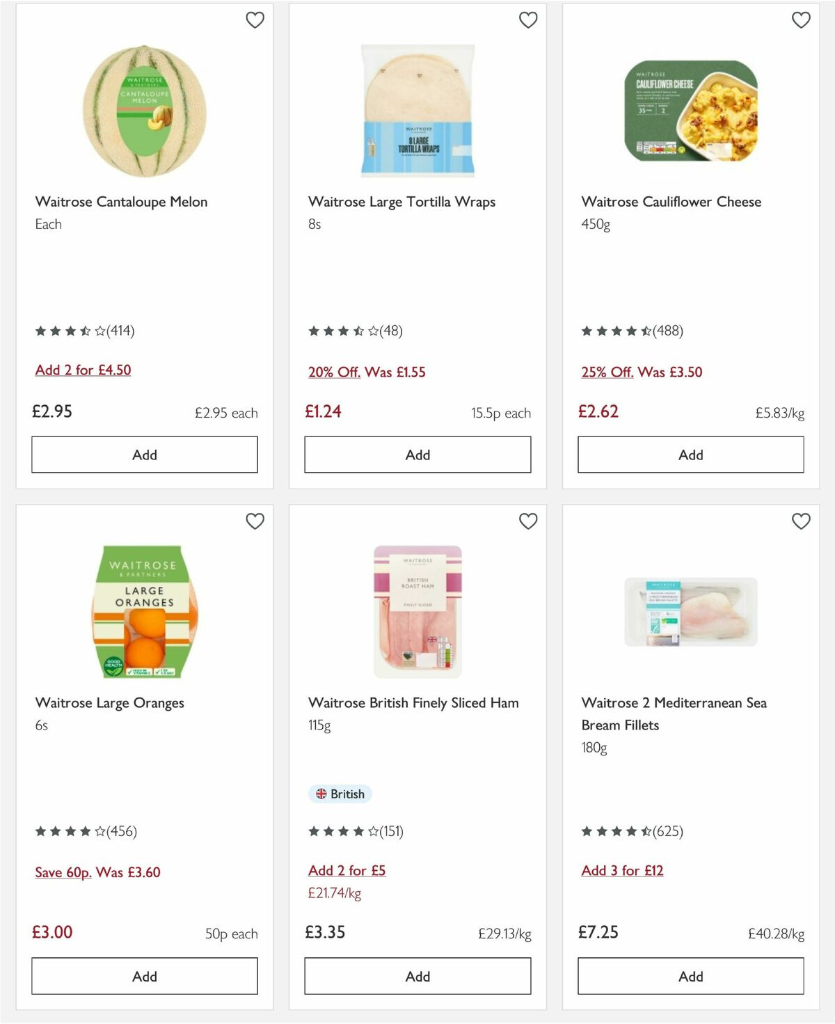 Waitrose Offers from 1 April