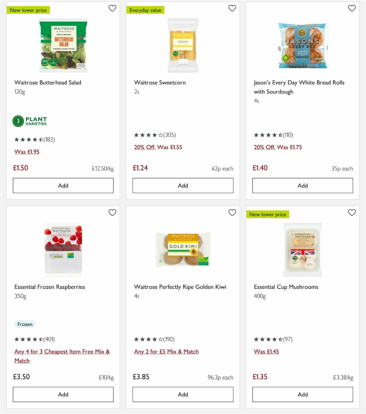 Waitrose Offers from 4 August