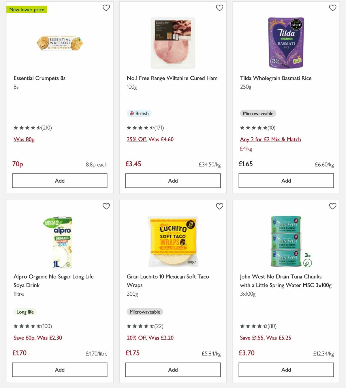 Waitrose Offers from 4 August