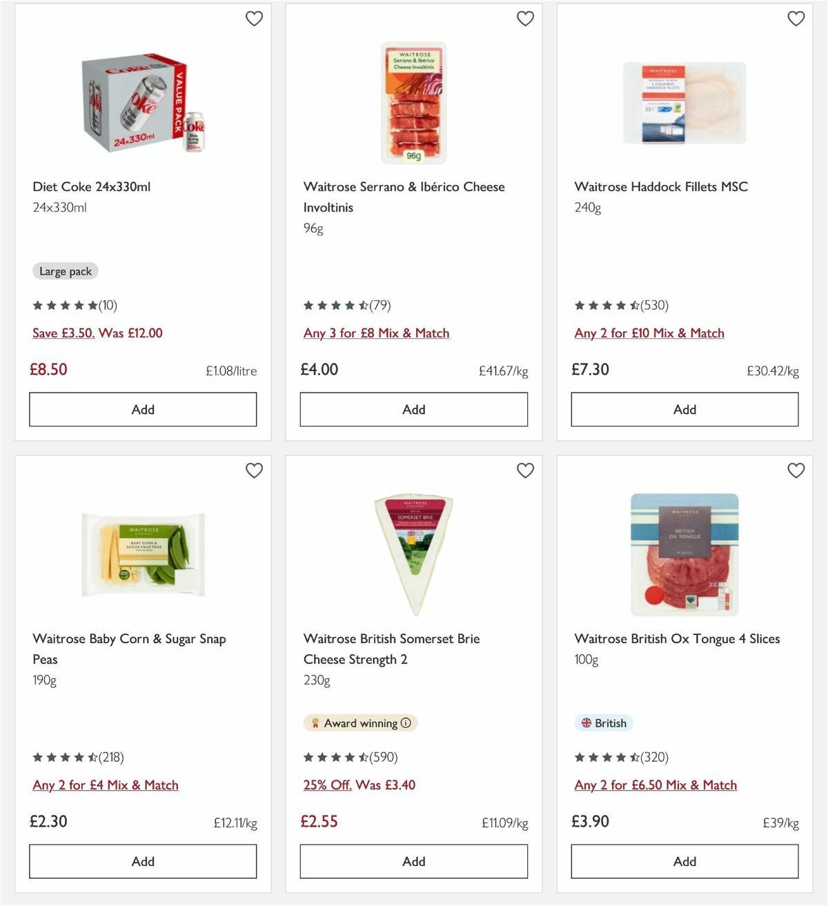 Waitrose Offers from 4 August