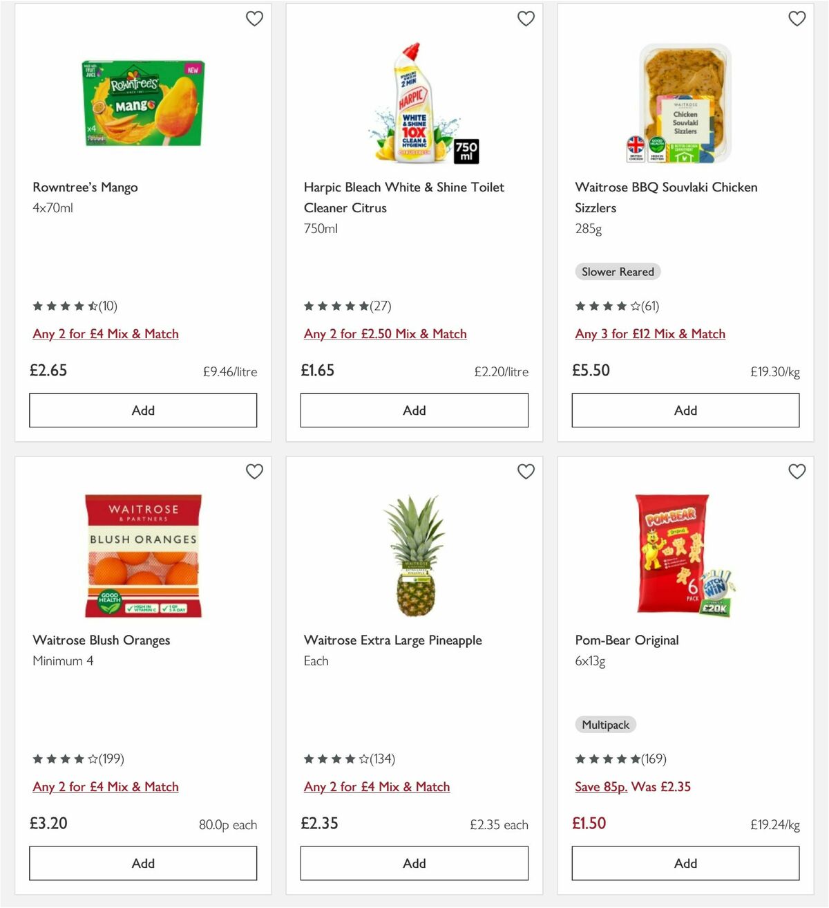 Waitrose Offers from 4 August