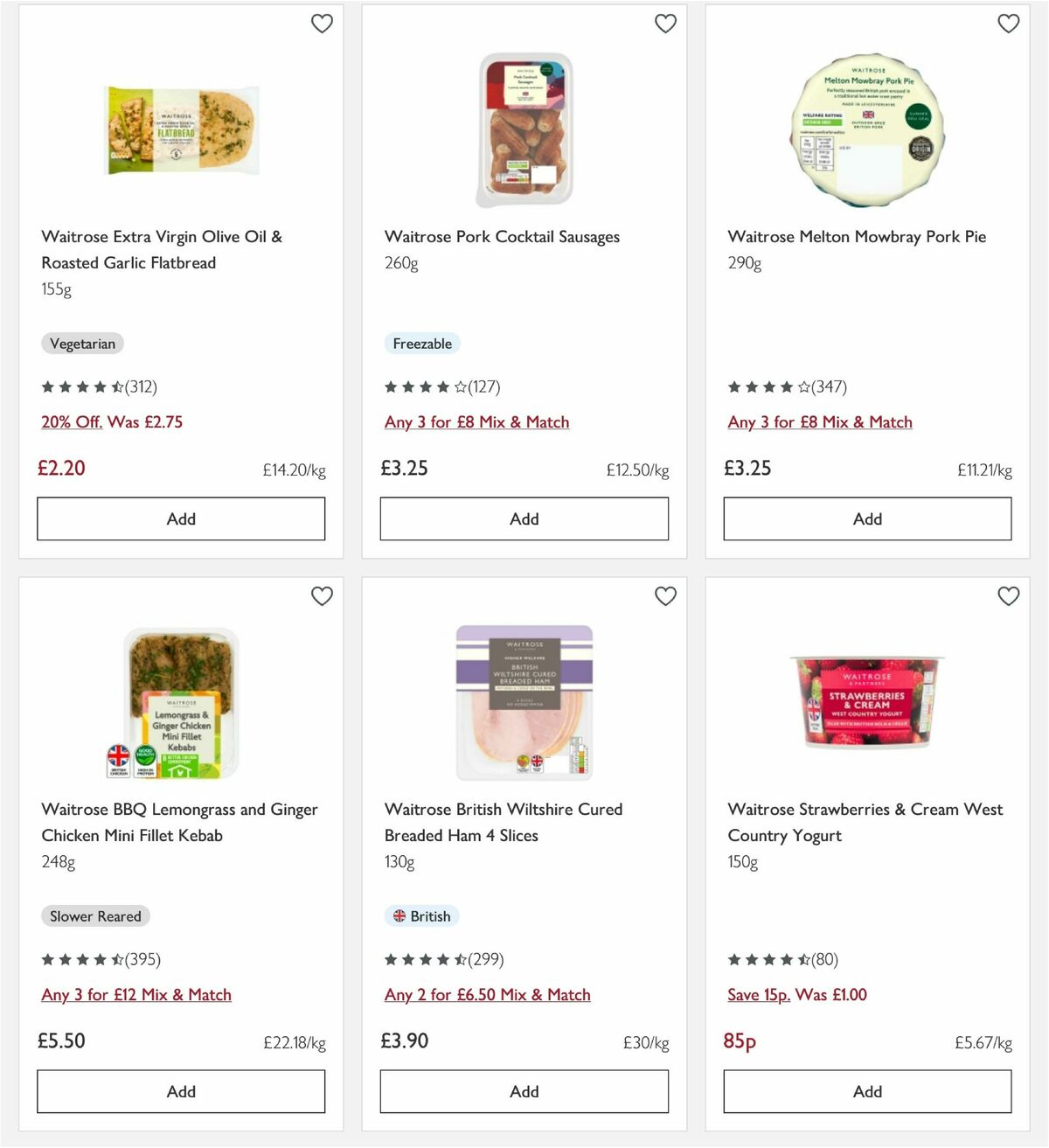 Waitrose Offers from 4 August