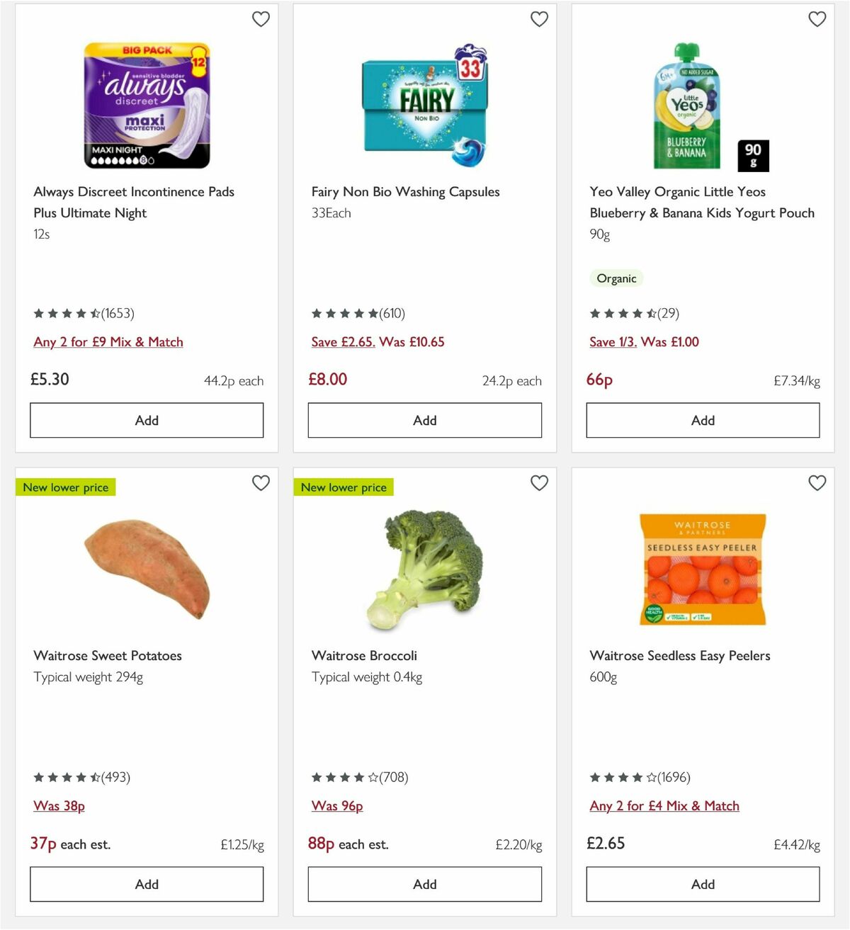 Waitrose Offers from 4 August