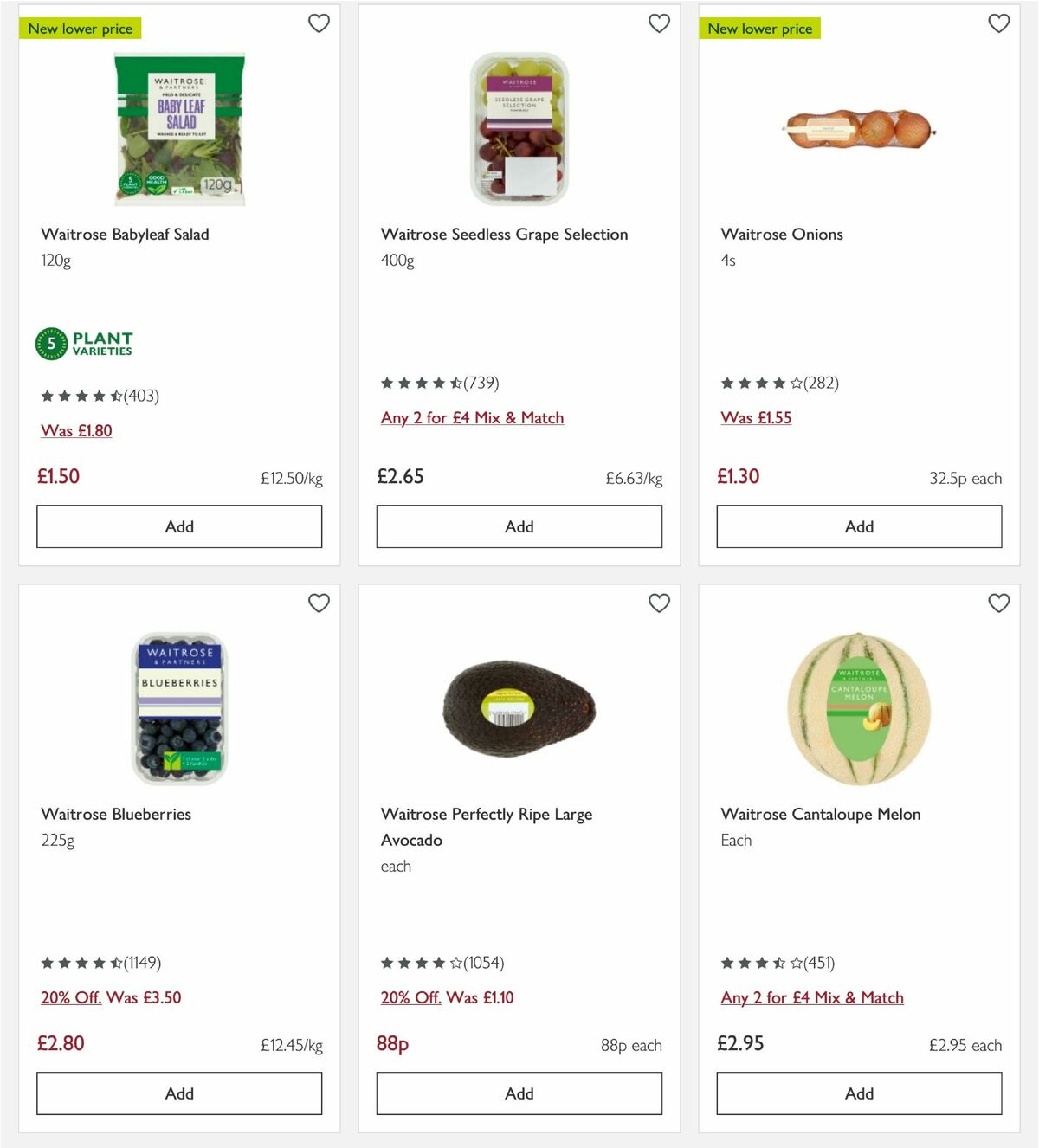 Waitrose Offers from 4 August