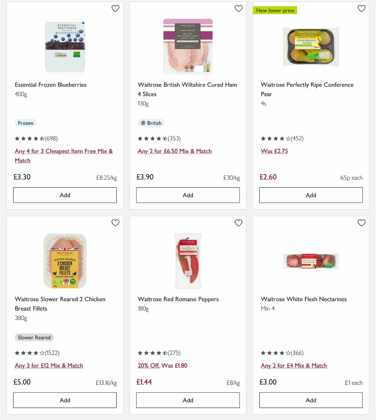 Waitrose Offers from 4 August