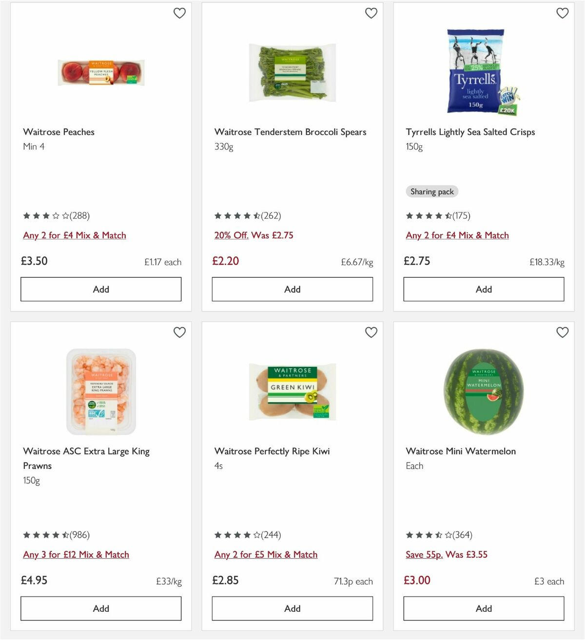 Waitrose Offers from 4 August