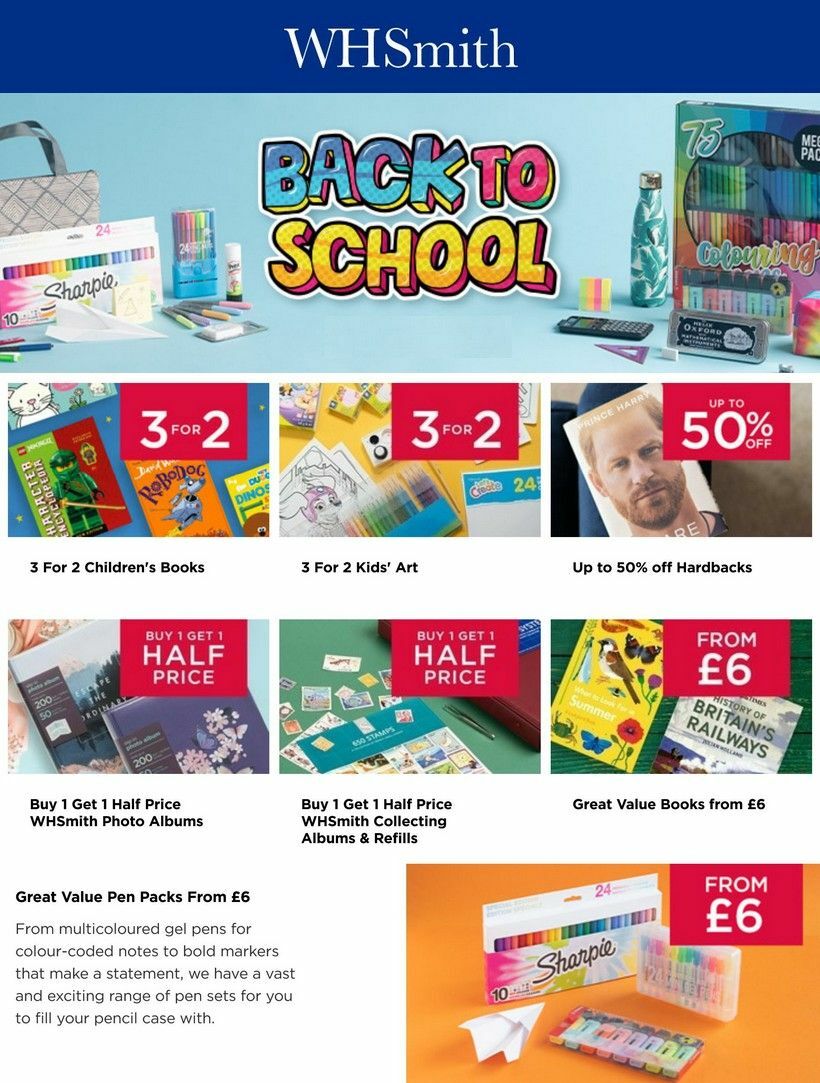 WHSmith Offers from 26 July