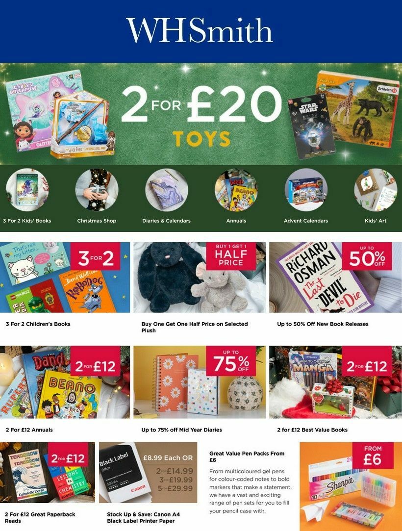 WHSmith Offers from 7 November