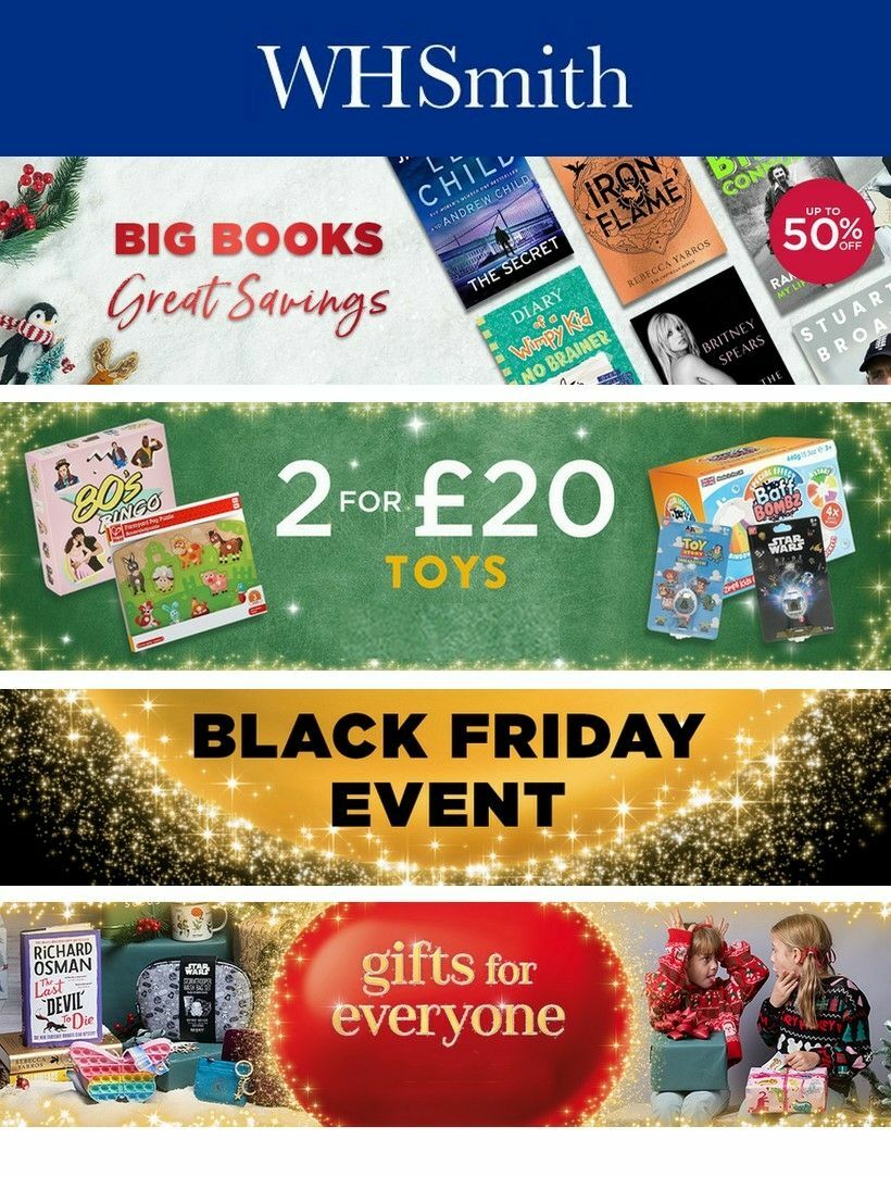 WHSmith Offers from 14 November
