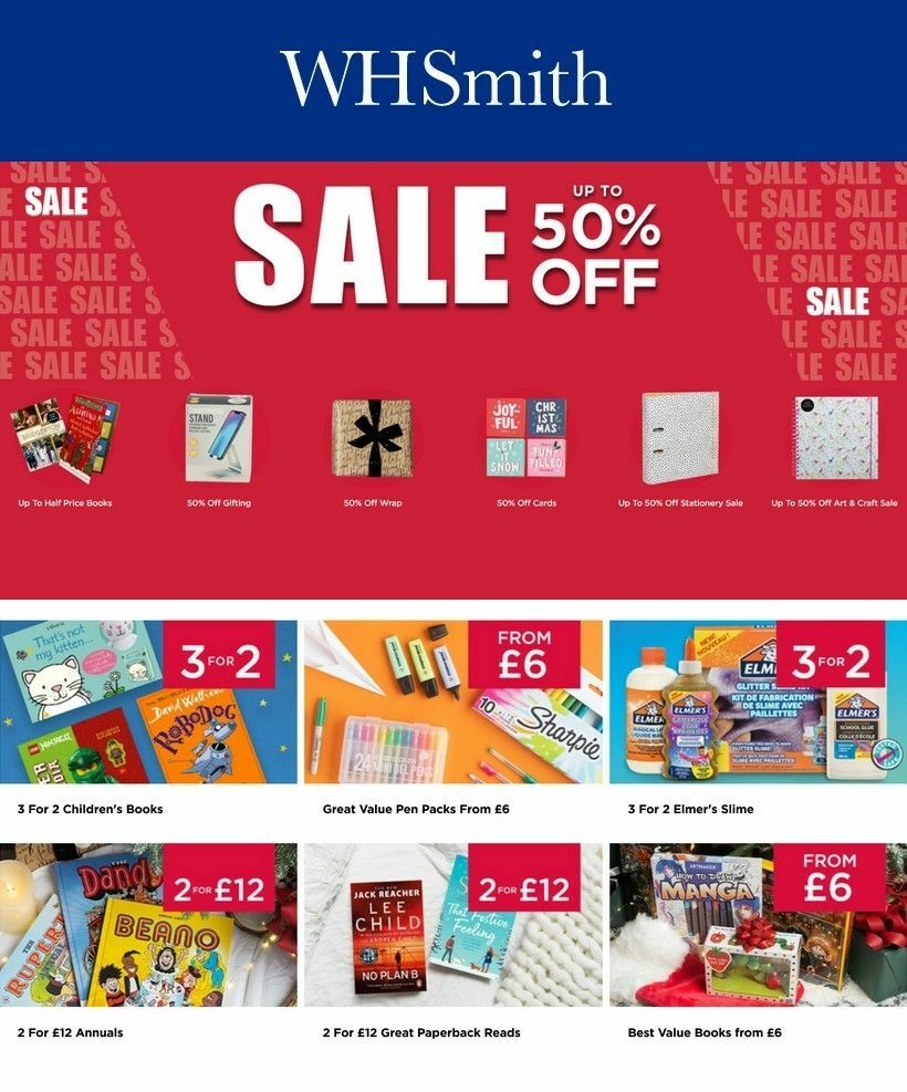 WHSmith Offers from 26 December