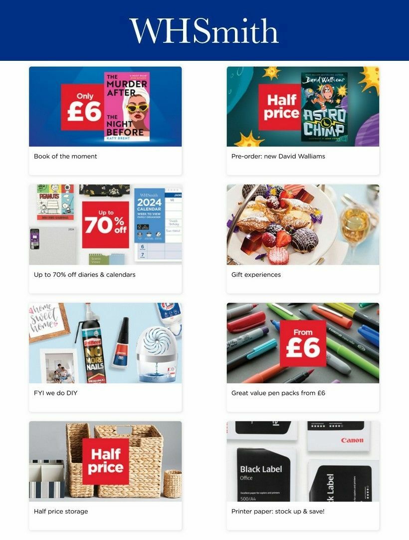 WHSmith Offers from 13 February