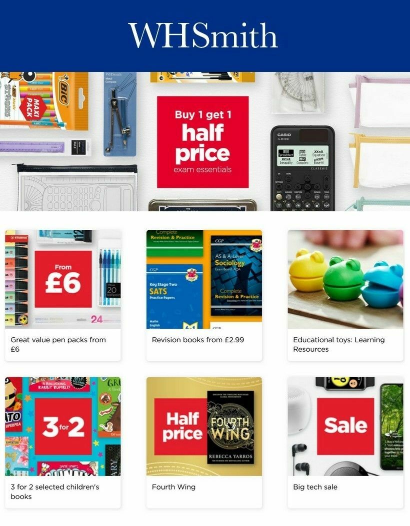 WHSmith Offers from 23 April