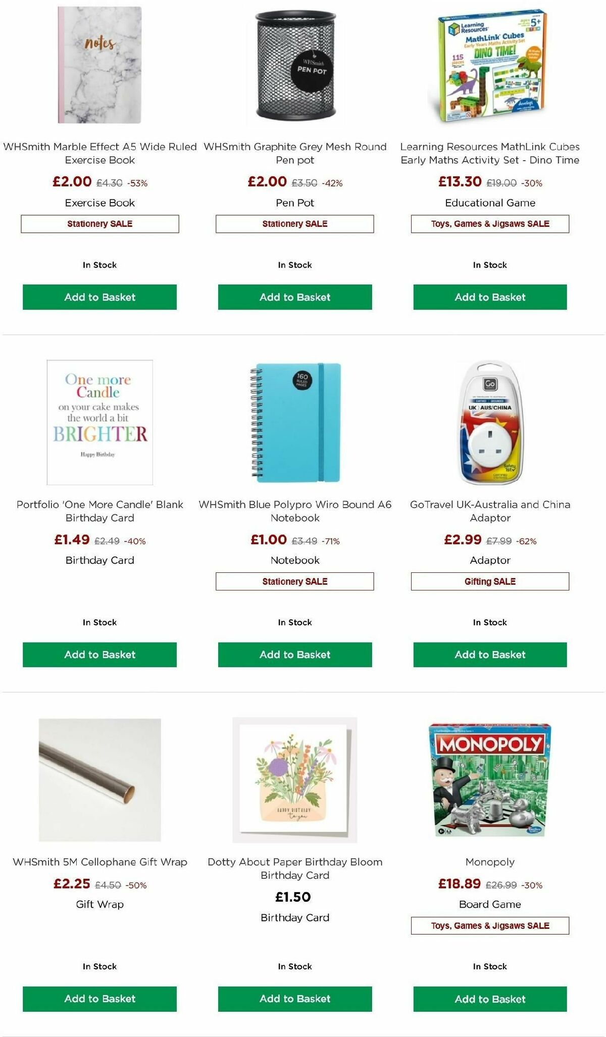 TGJones Offers from 11 June