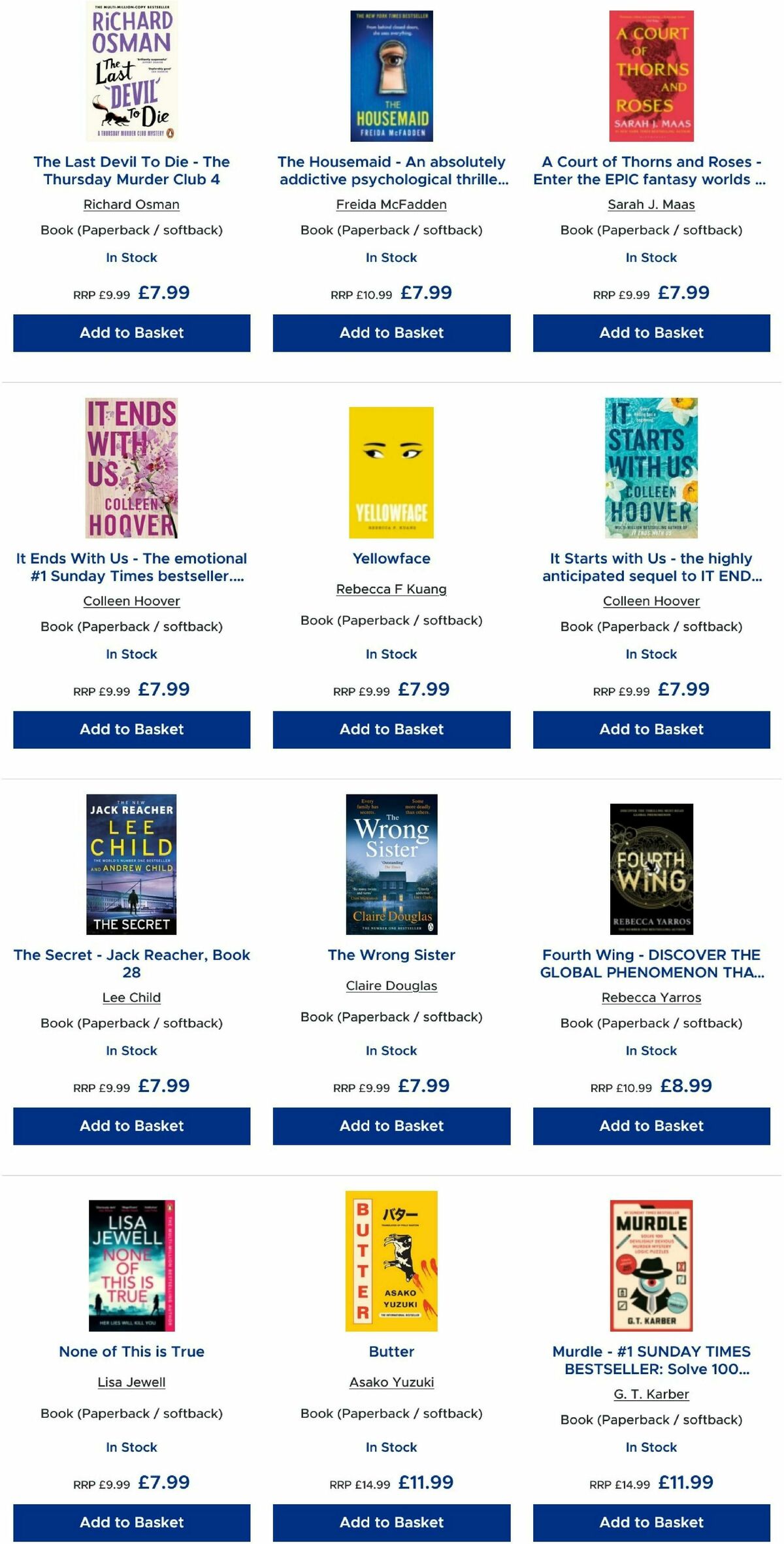 TGJones Offers from 1 April