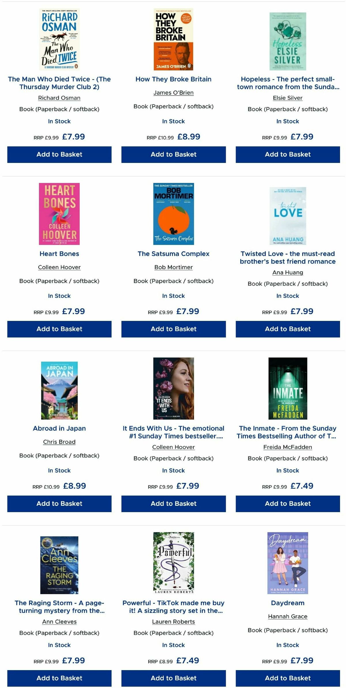 TGJones Offers from 1 April