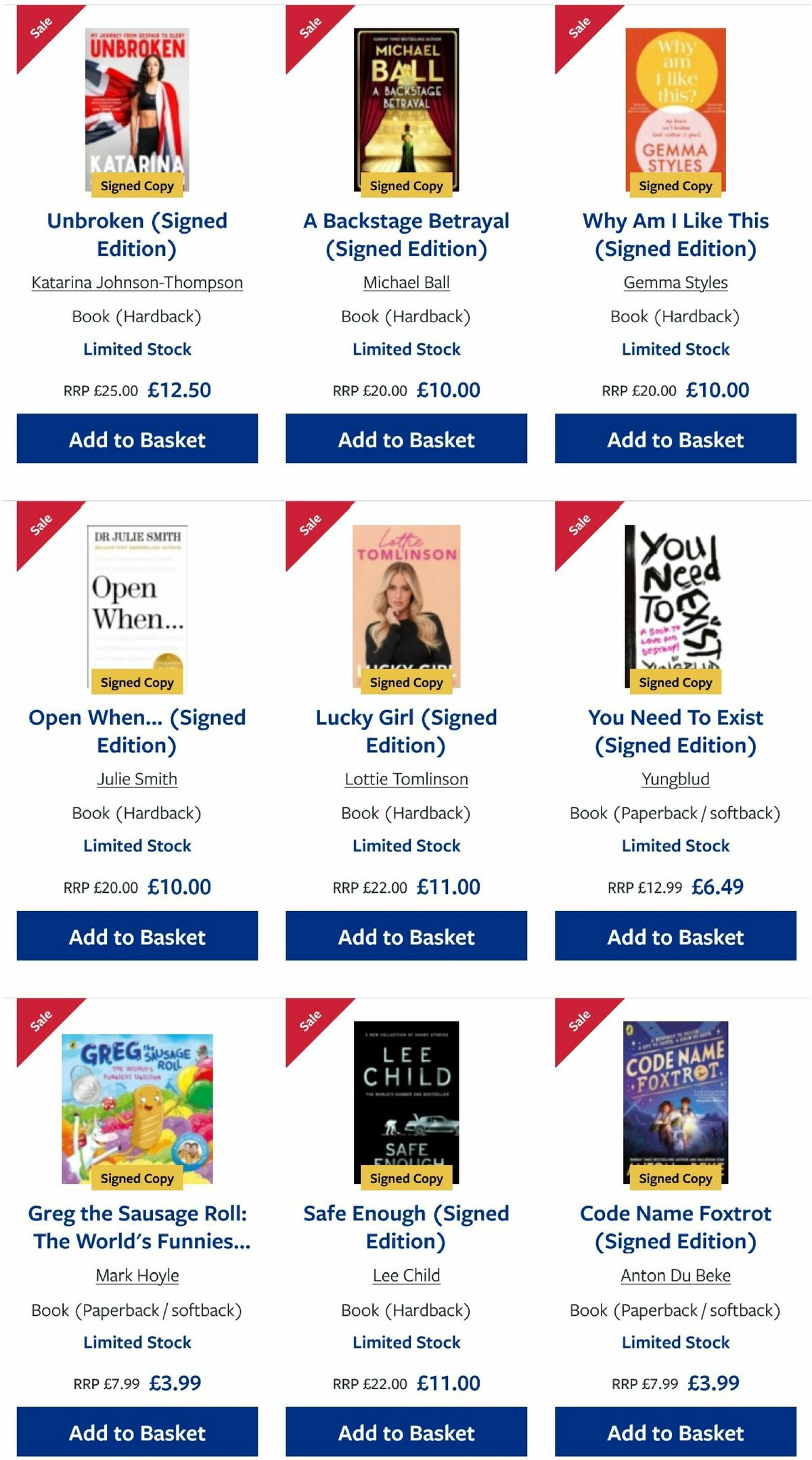 TGJones Offers from 1 July