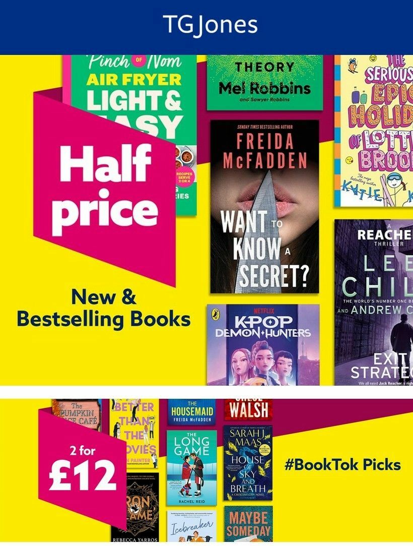 TGJones Offers from 13 April