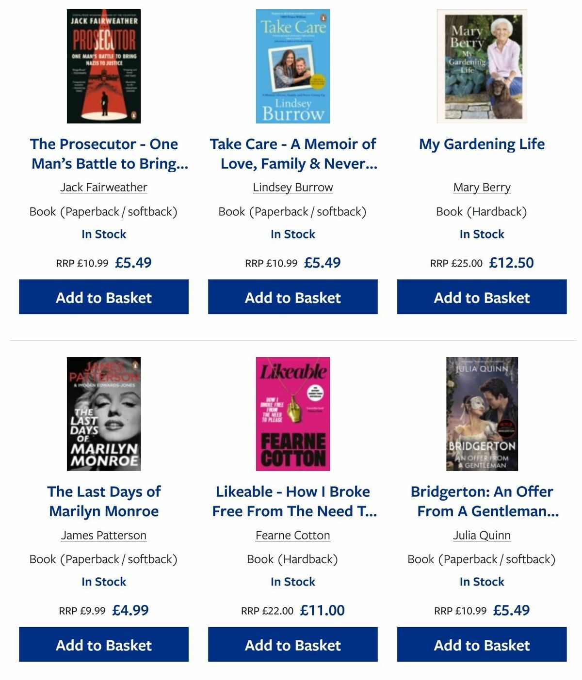 TGJones Offers from 13 April