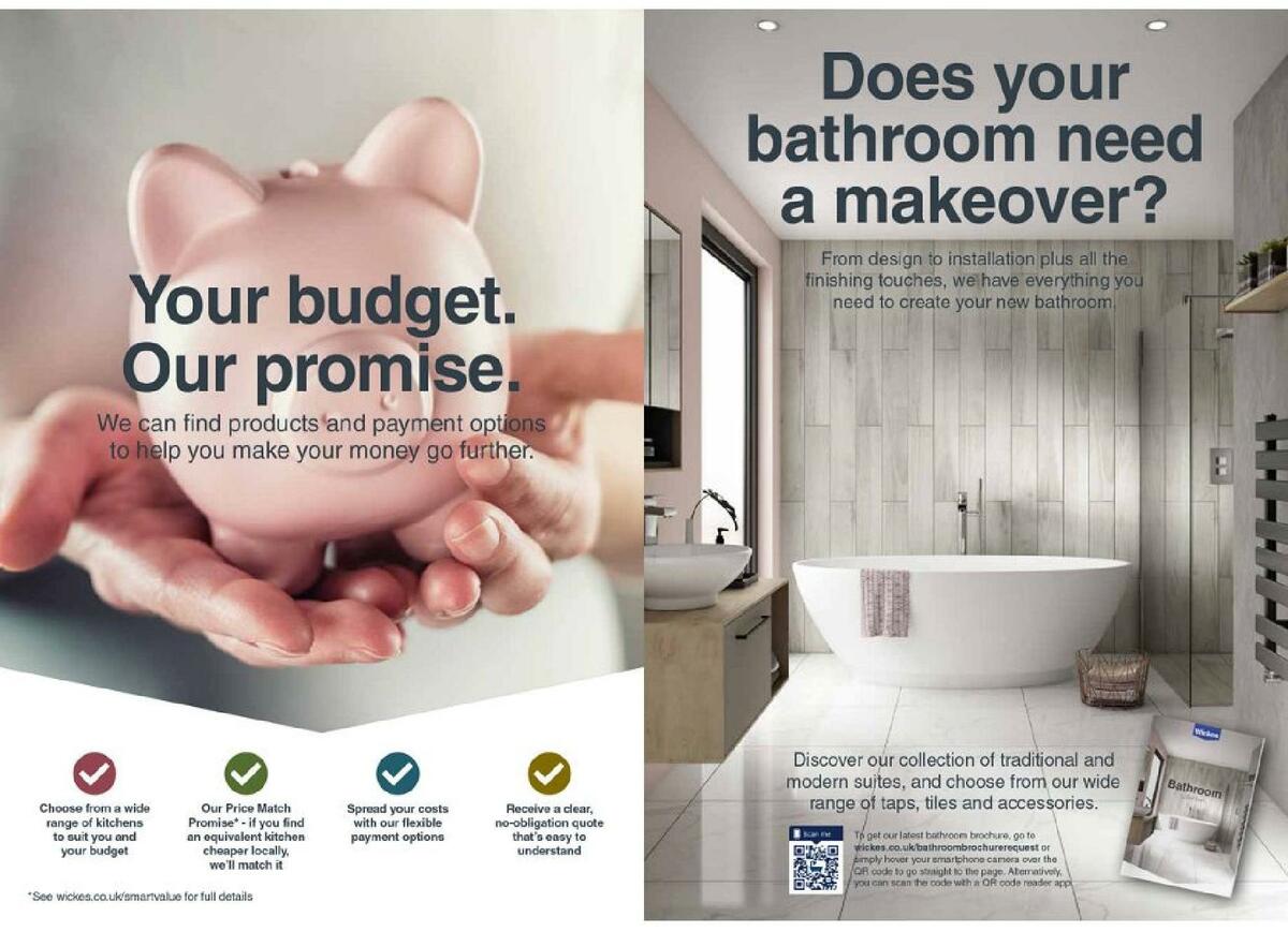 Wickes Kitchens Brochure Offers from 1 April