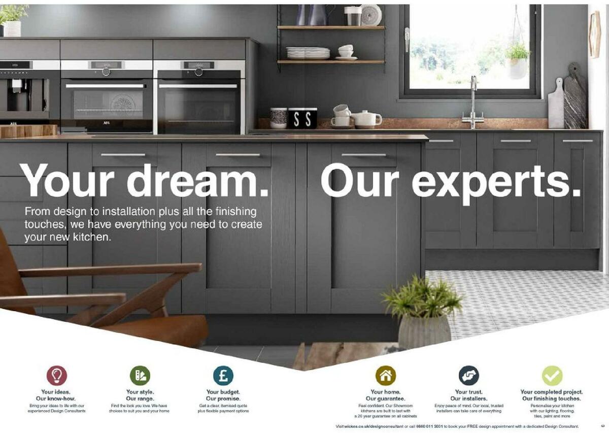 Wickes Kitchens Brochure Offers from 1 April