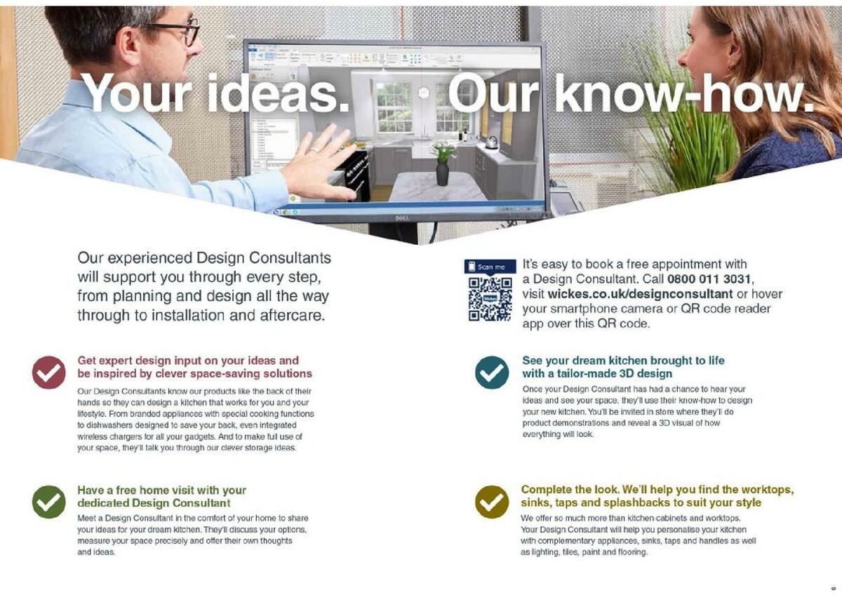 Wickes Kitchens Brochure Offers from 1 April