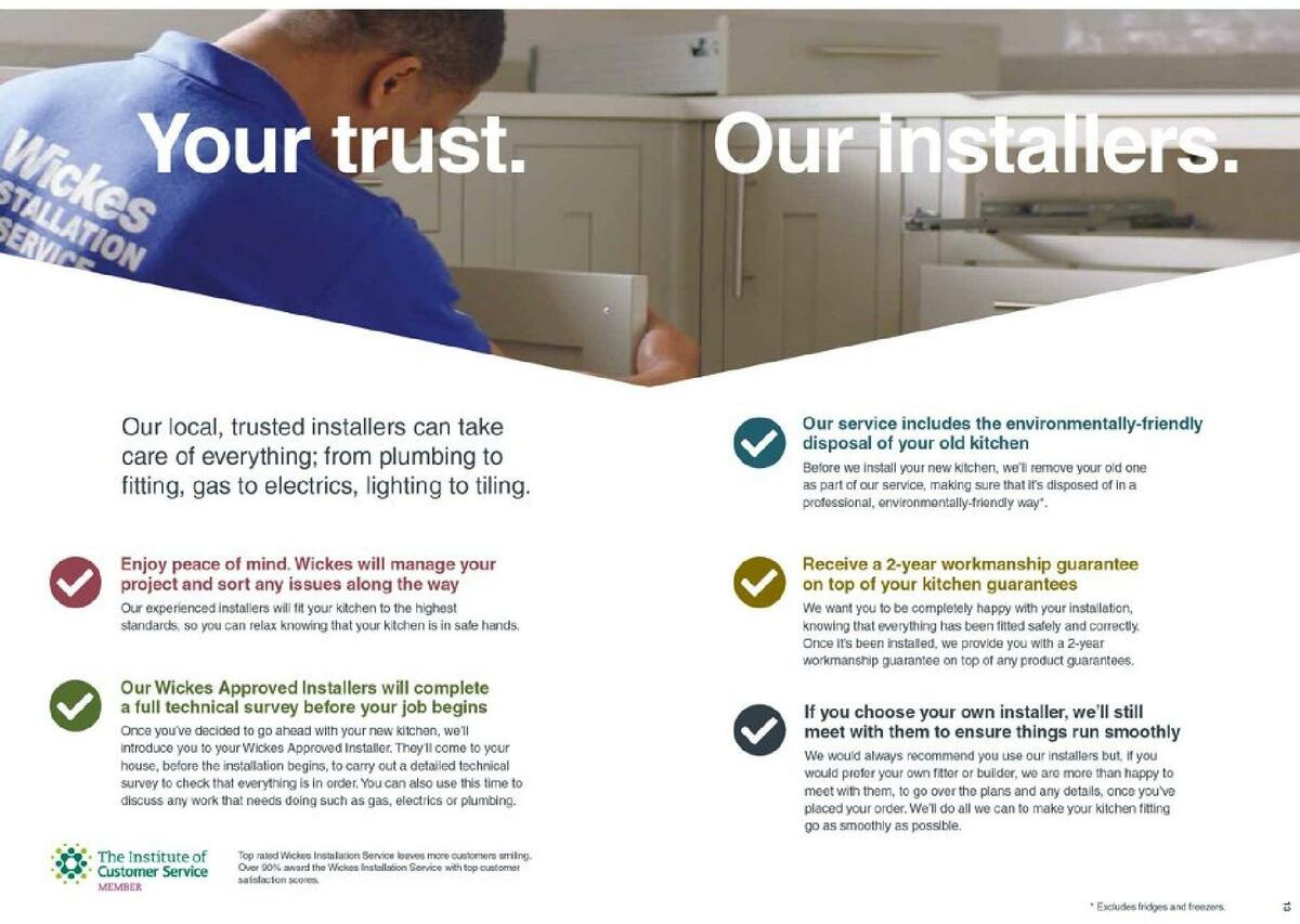 Wickes Kitchens Brochure Offers from 1 April