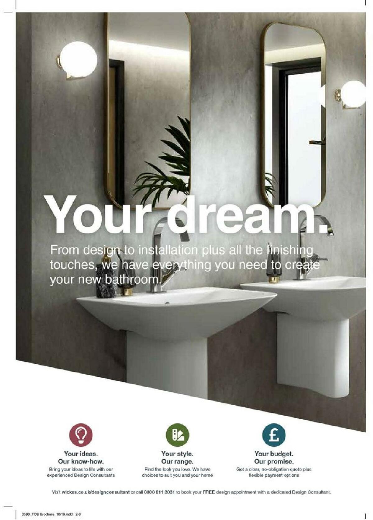Wickes Bathrooms Brochure Offers from 1 March