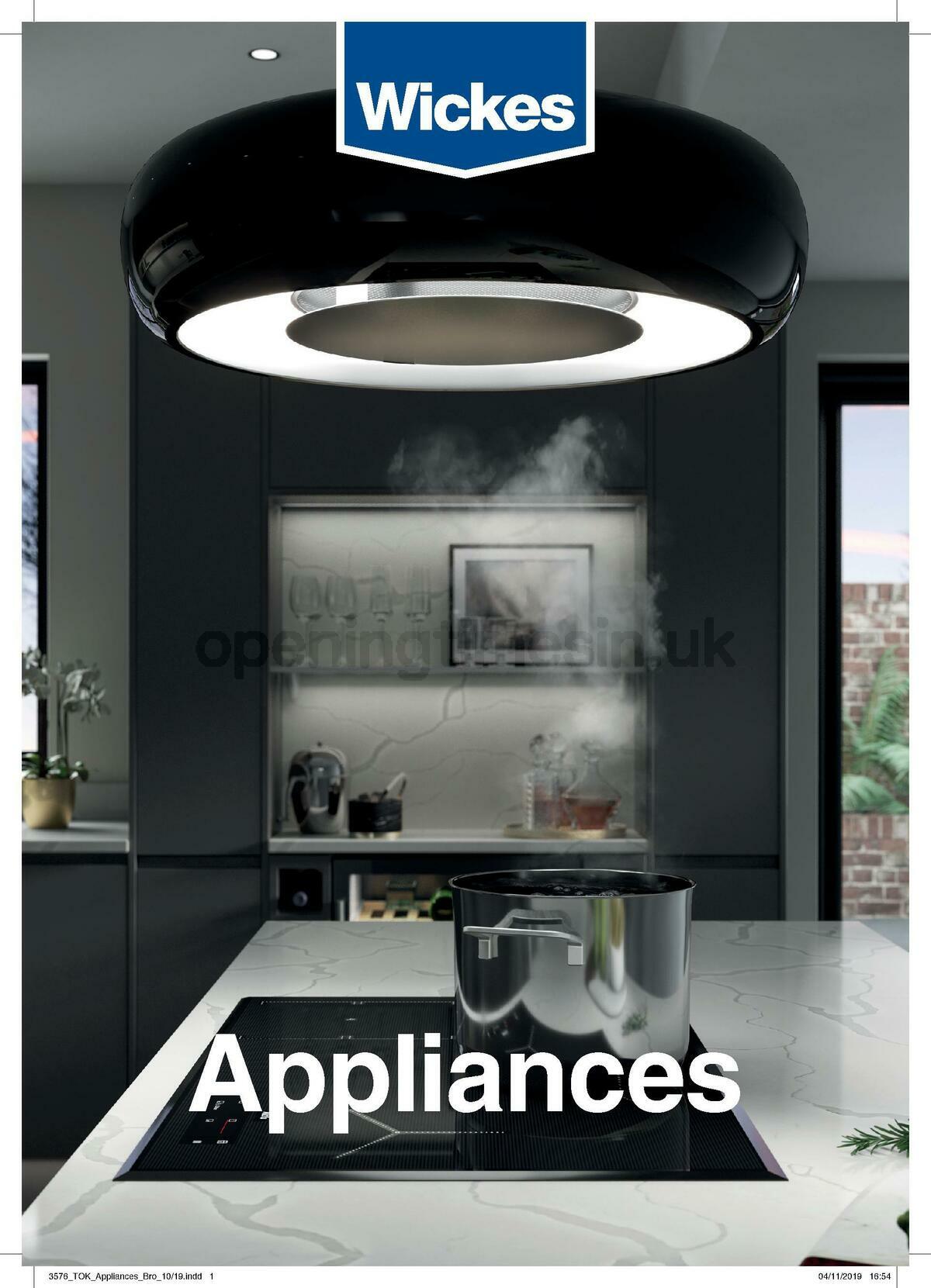 Wickes Kitchen Appliances Brochure Offers from 1 May