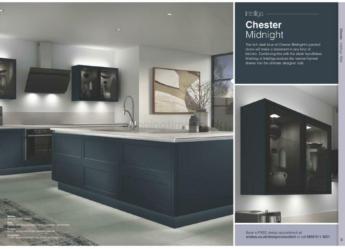 Wickes Showroom kitchens brochure Offers from 1 September