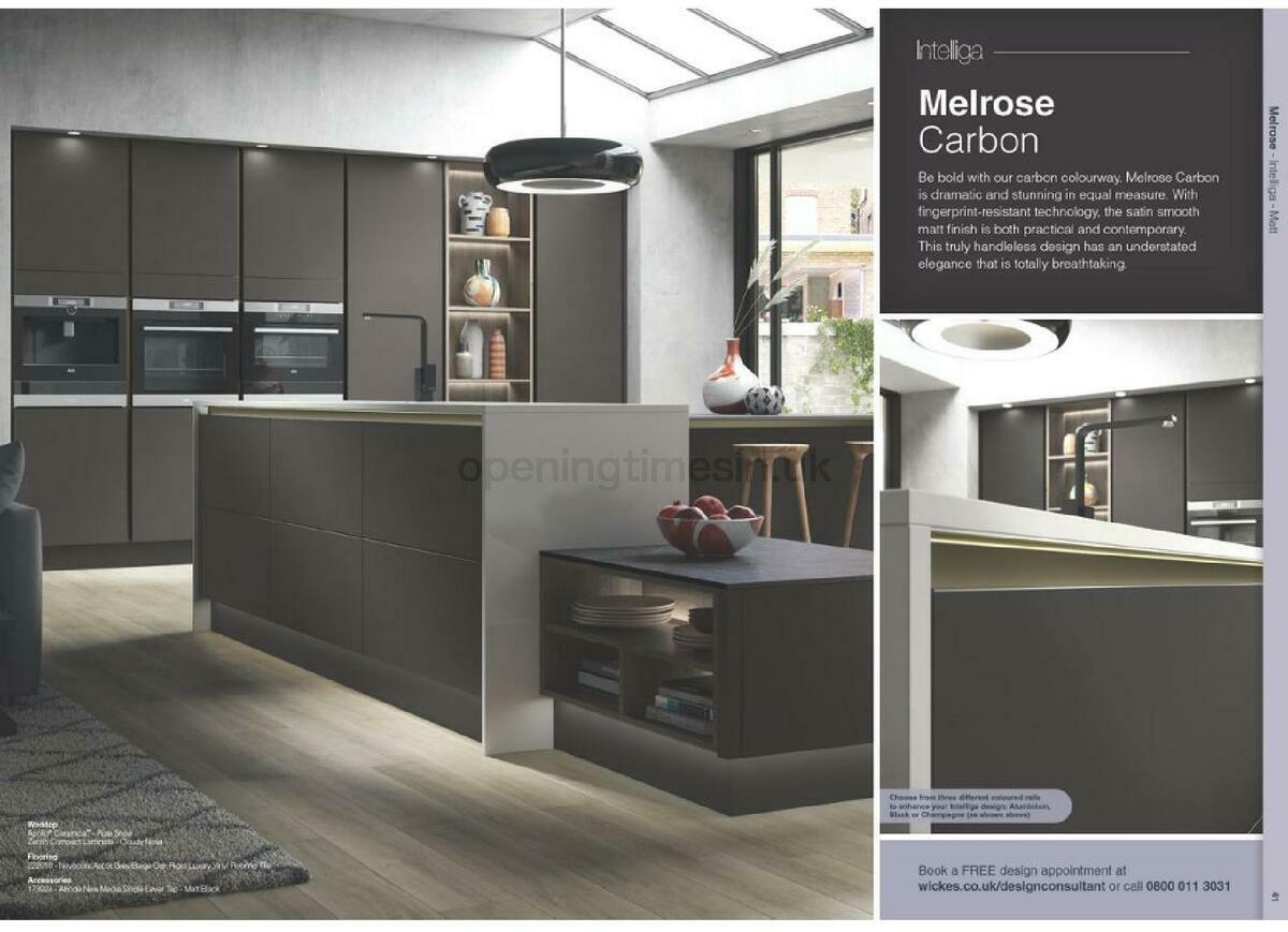 Wickes Showroom kitchens brochure Offers from 1 September