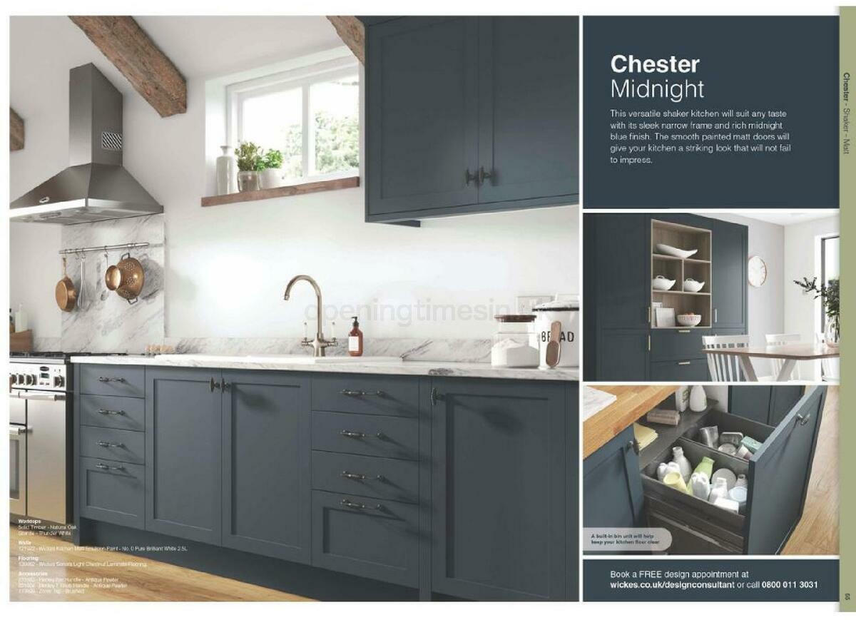 Wickes Showroom kitchens brochure Offers from 1 September