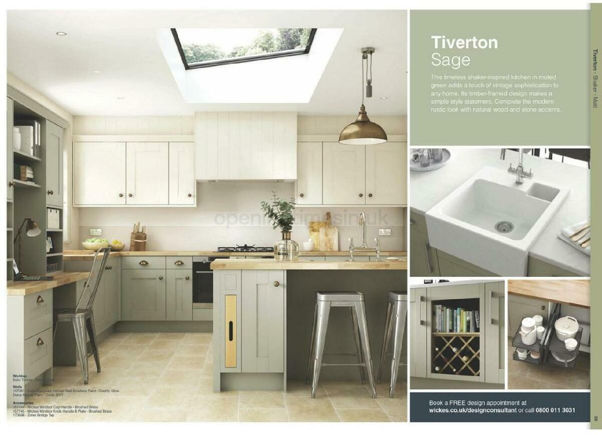 Wickes Showroom kitchens brochure Offers from 1 September