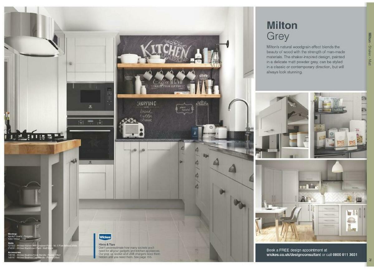 Wickes Showroom kitchens brochure Offers from 1 September