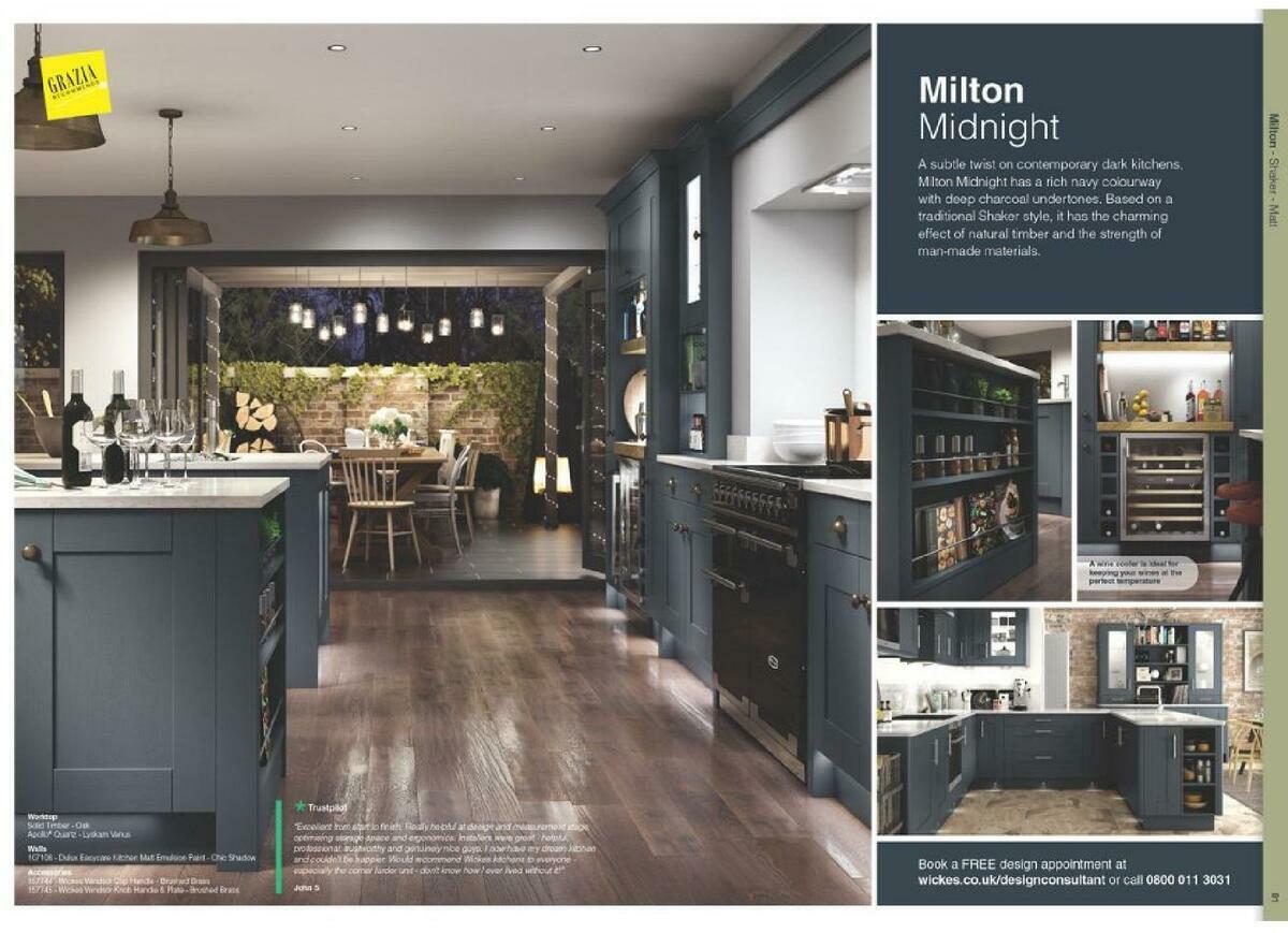 Wickes Showroom kitchens brochure Offers from 1 September