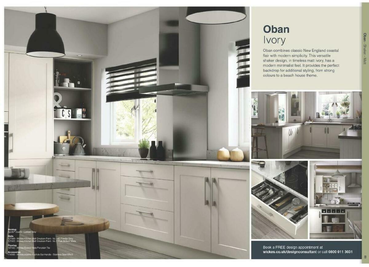 Wickes Showroom kitchens brochure Offers from 1 September