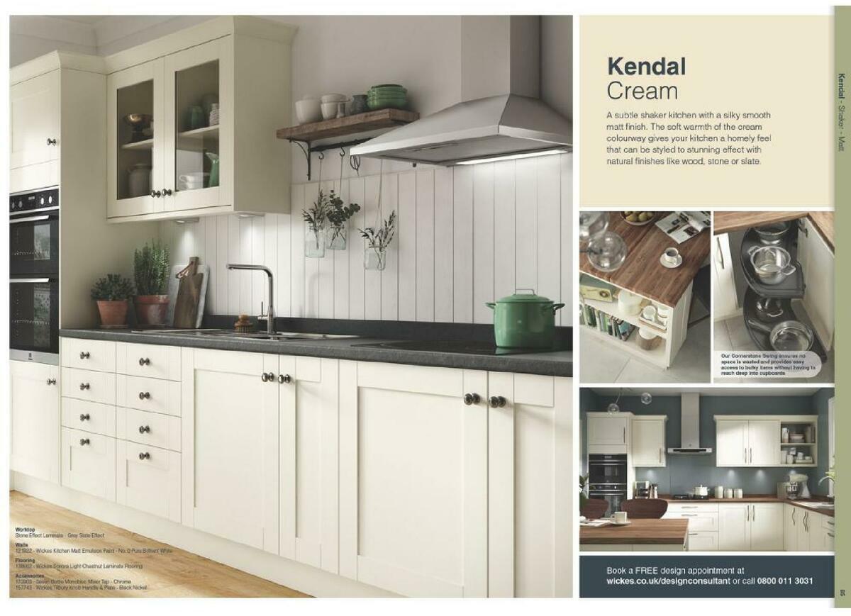 Wickes Showroom kitchens brochure Offers from 1 September