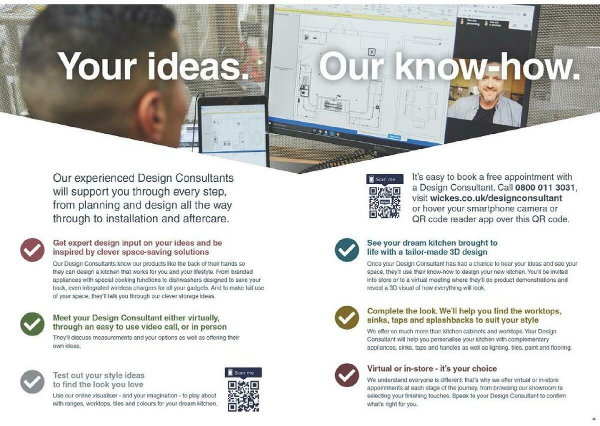 Wickes Showroom kitchens brochure Offers from 1 September